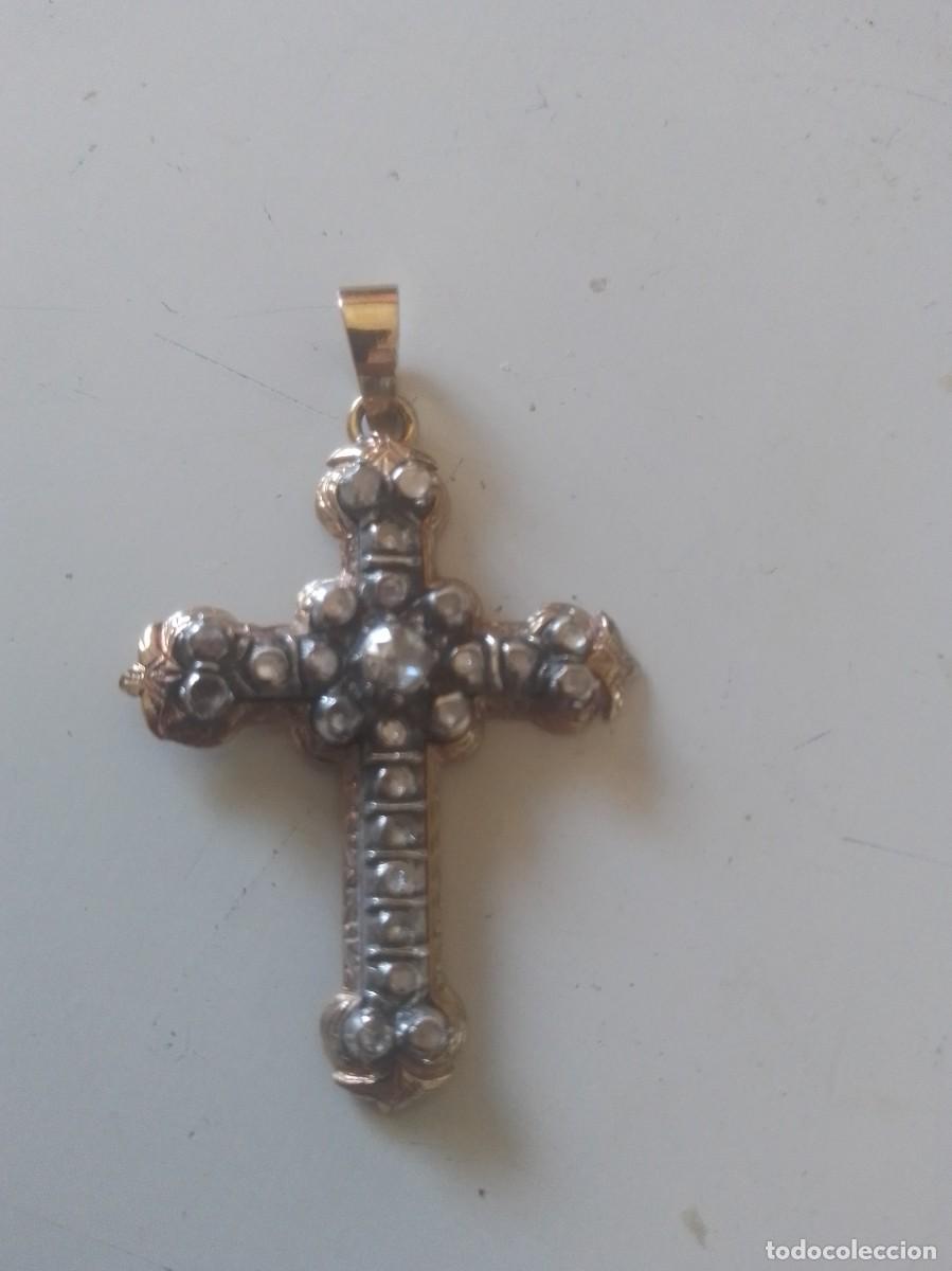 Joyeria: Antigua cruz de diamantes - Foto 1