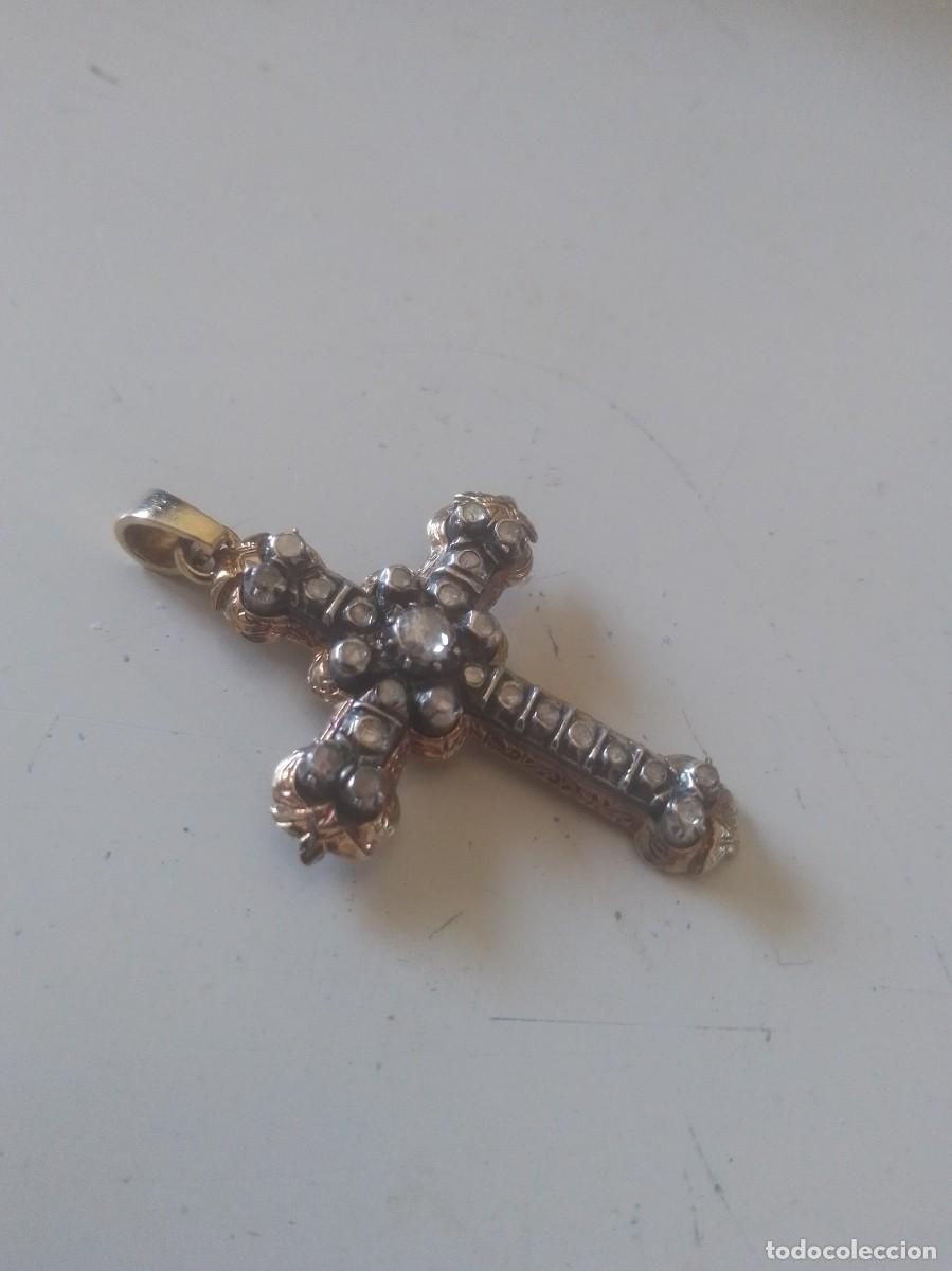 Joyeria: Antigua cruz de diamantes - Foto 3