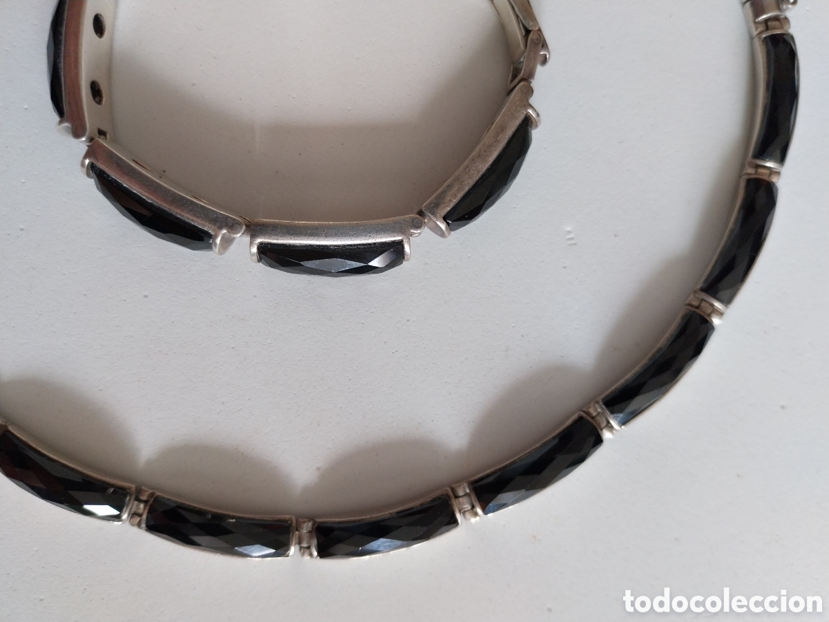 Joyeria: Conjunto plata y &oacute;nix facetado - Foto 2