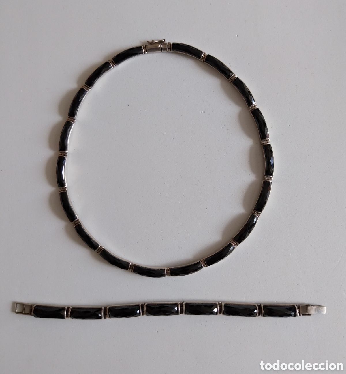 Joyeria: Conjunto plata y &oacute;nix facetado - Foto 3