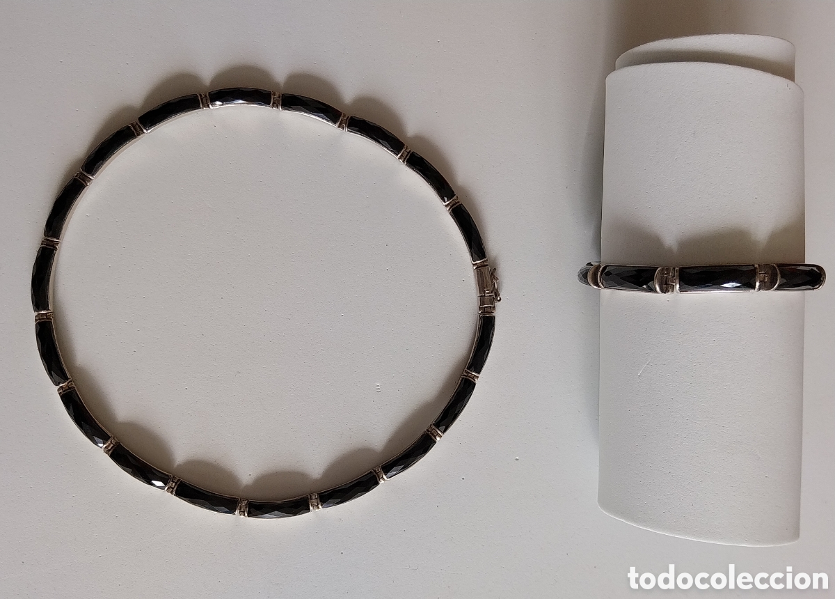 Joyeria: Conjunto plata y &oacute;nix facetado - Foto 7