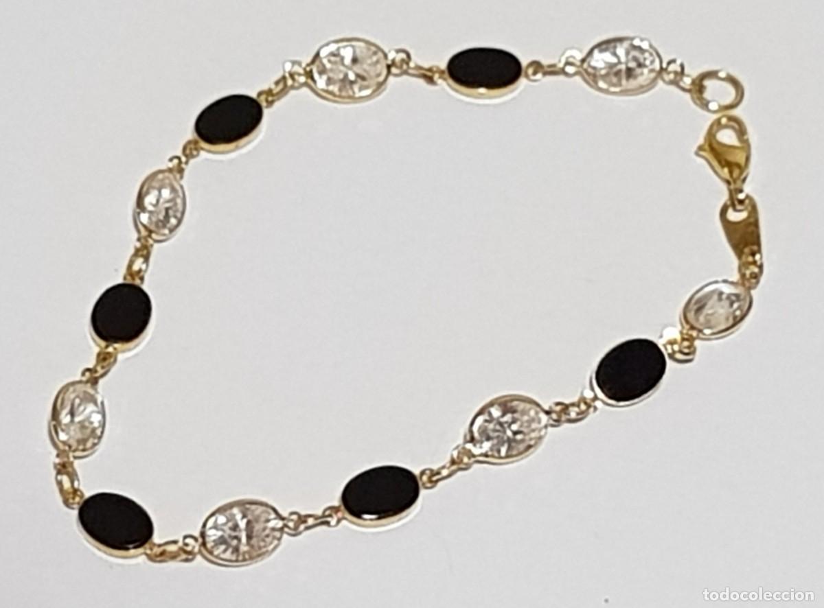 Joyeria: Pulsera de Circonitas con Onis en oro de 18 quilates (NUEVA) - Foto 1