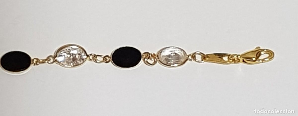 Joyeria: Pulsera de Circonitas con Onis en oro de 18 quilates (NUEVA) - Foto 3
