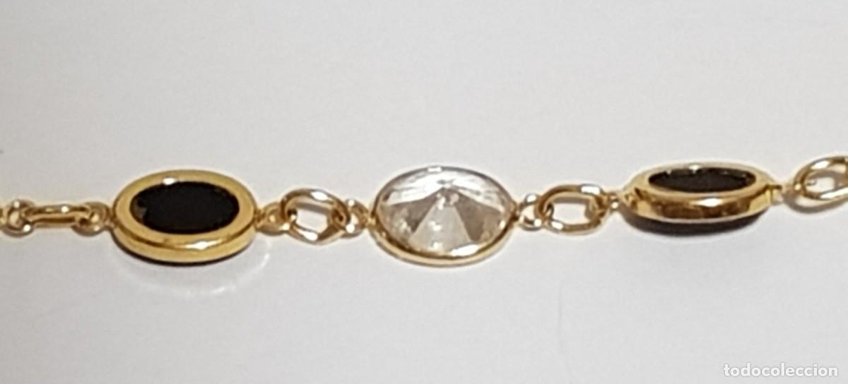 Joyeria: Pulsera de Circonitas con Onis en oro de 18 quilates (NUEVA) - Foto 5