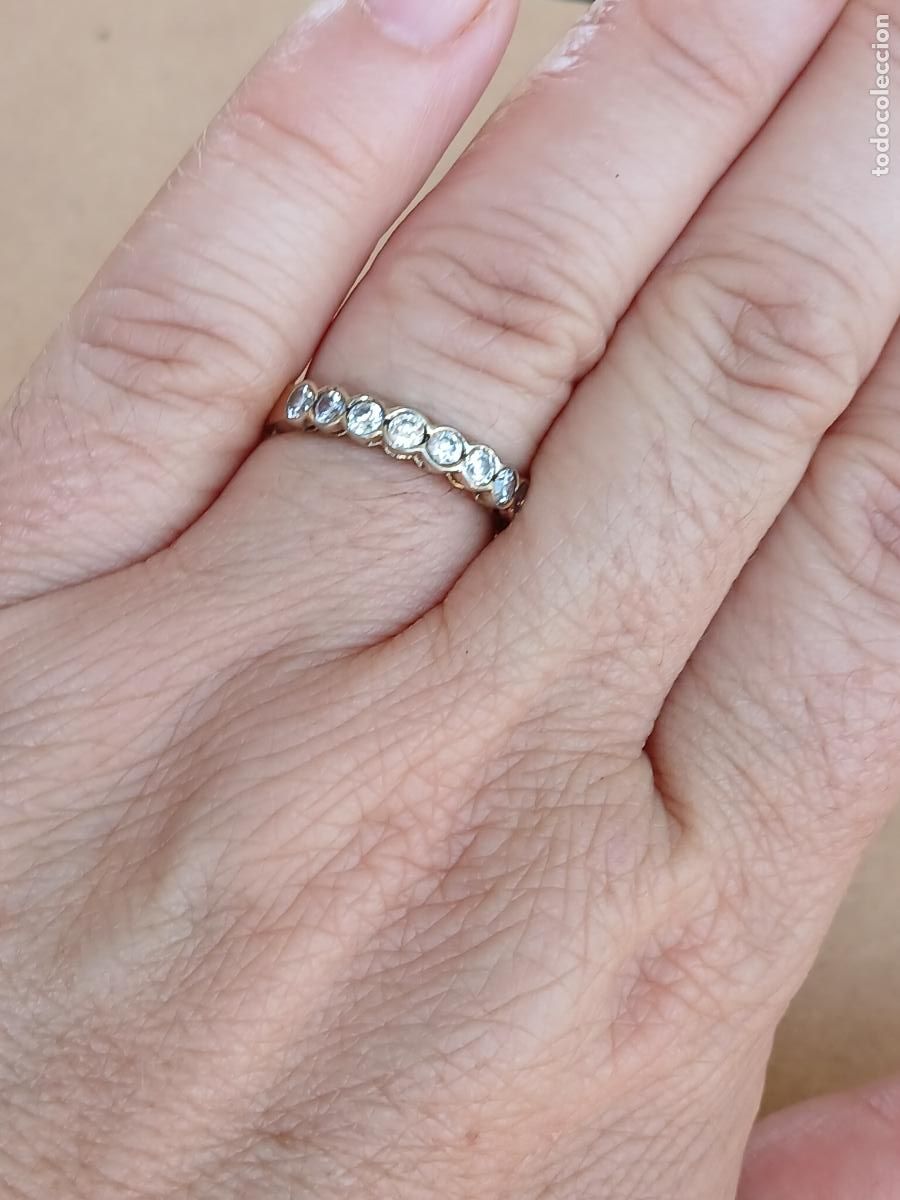 Joyeria: ANILLO ALIANZA CON CIRCONITAS. PLATA DE LEY - Foto 6