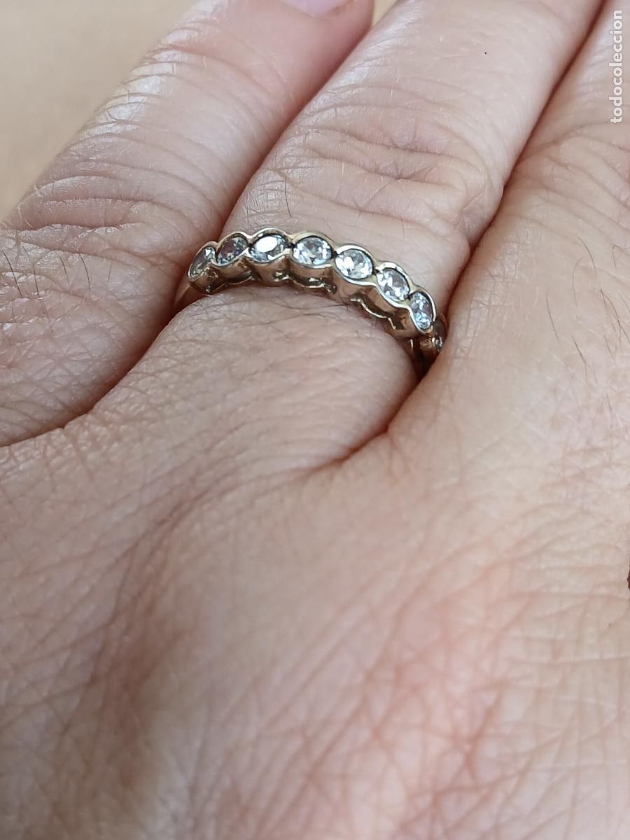 Joyeria: ANILLO ALIANZA CON CIRCONITAS. PLATA DE LEY - Foto 7