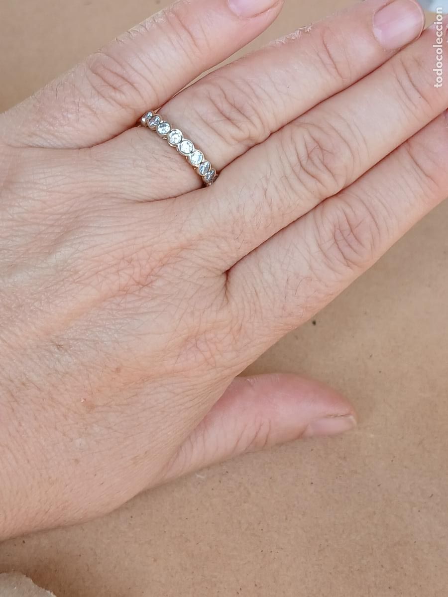 Joyeria: ANILLO ALIANZA CON CIRCONITAS. PLATA DE LEY - Foto 8