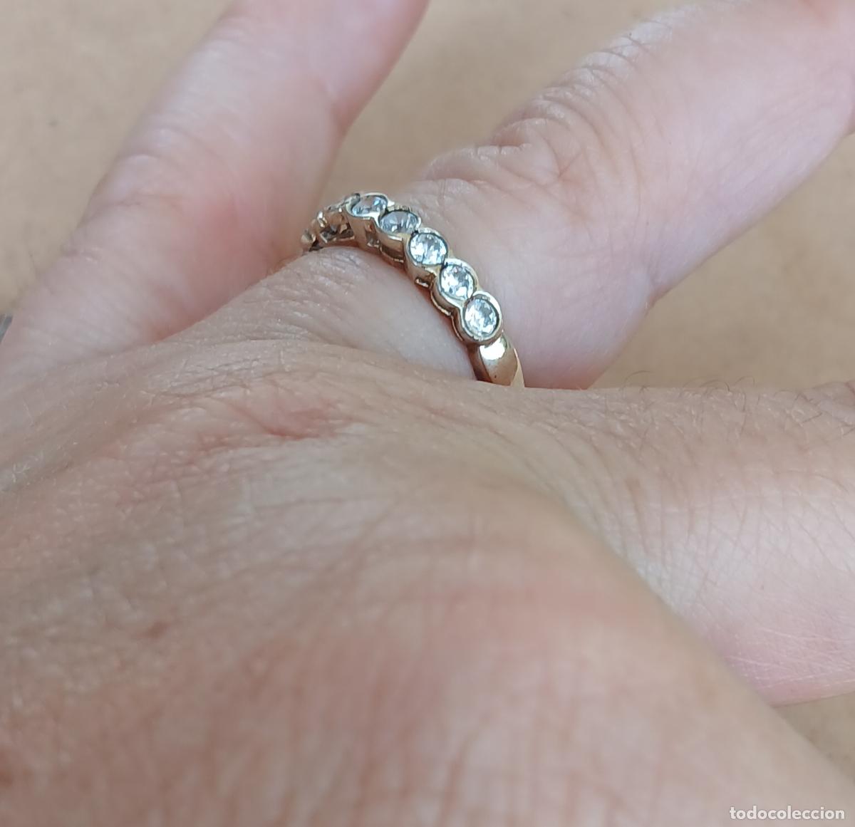 Joyeria: ANILLO ALIANZA CON CIRCONITAS. PLATA DE LEY - Foto 9