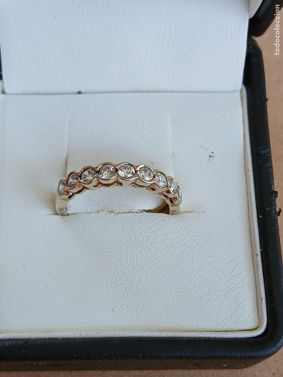 Joyeria: ANILLO ALIANZA CON CIRCONITAS. PLATA DE LEY - Foto 1