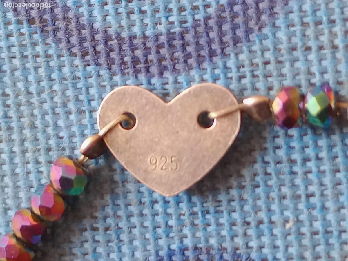 Joyeria: Pulsera de plata contrastada 925 y cristalitos - Foto 3