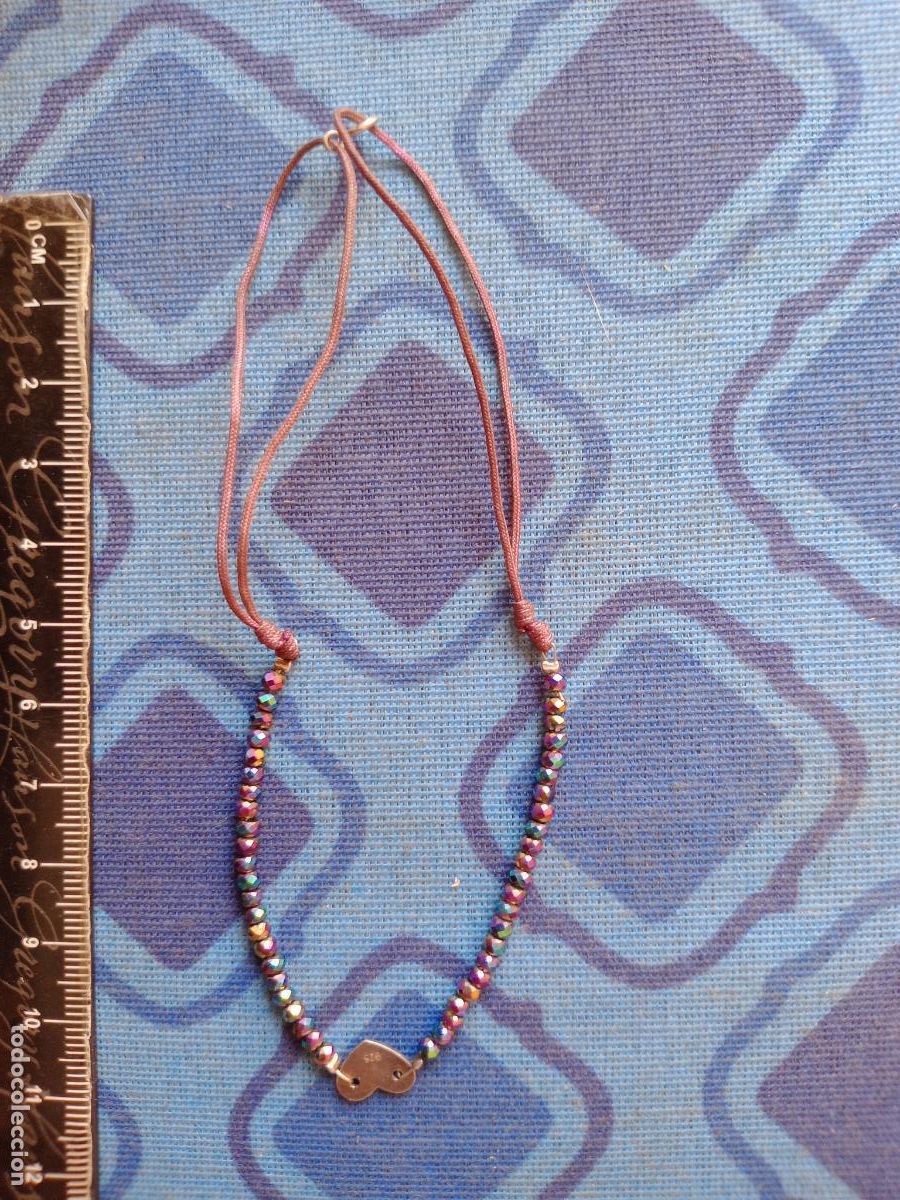 Joyeria: Pulsera de plata contrastada 925 y cristalitos - Foto 1