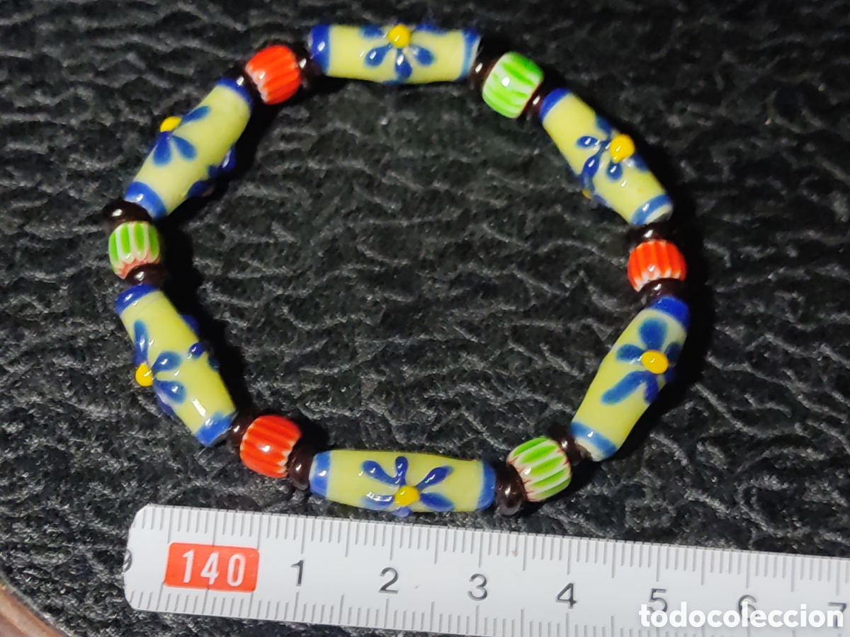 Joyeria: Pulsera de cristal de Murano.Vintage. - Foto 2