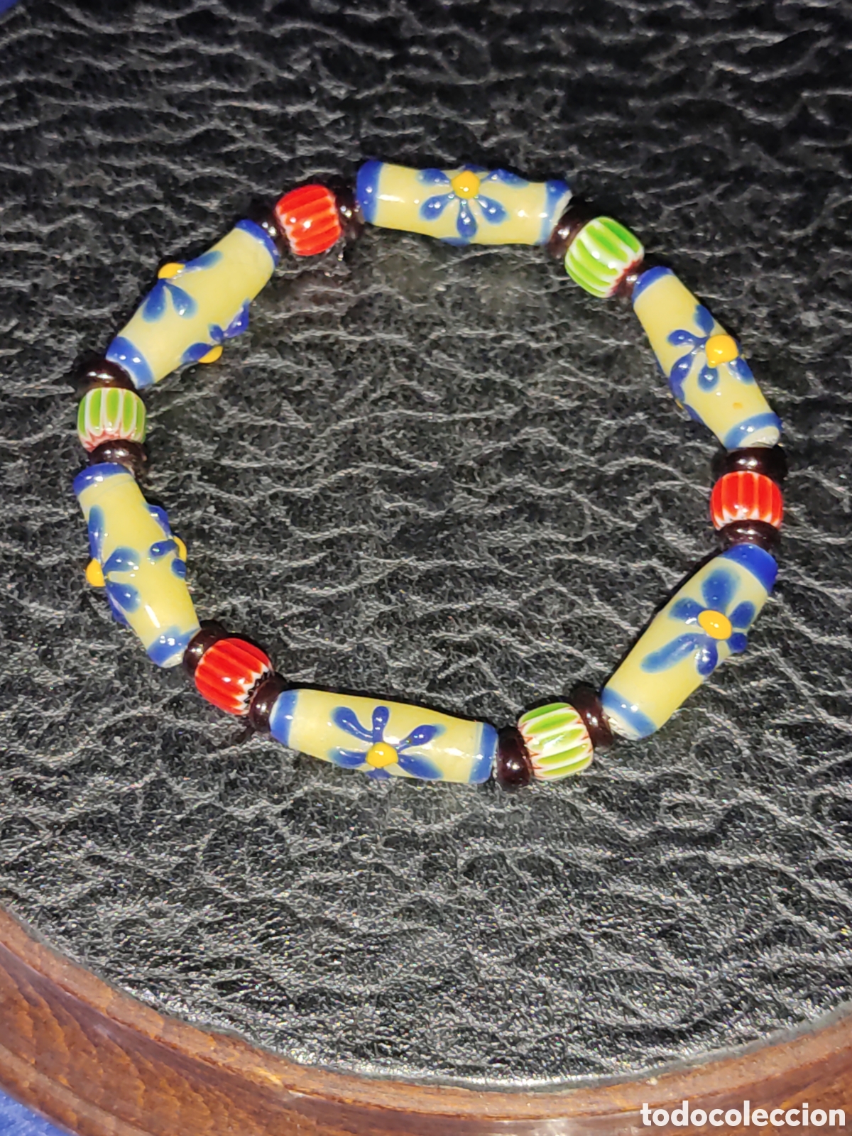 Joyeria: Pulsera de cristal de Murano.Vintage. - Foto 3