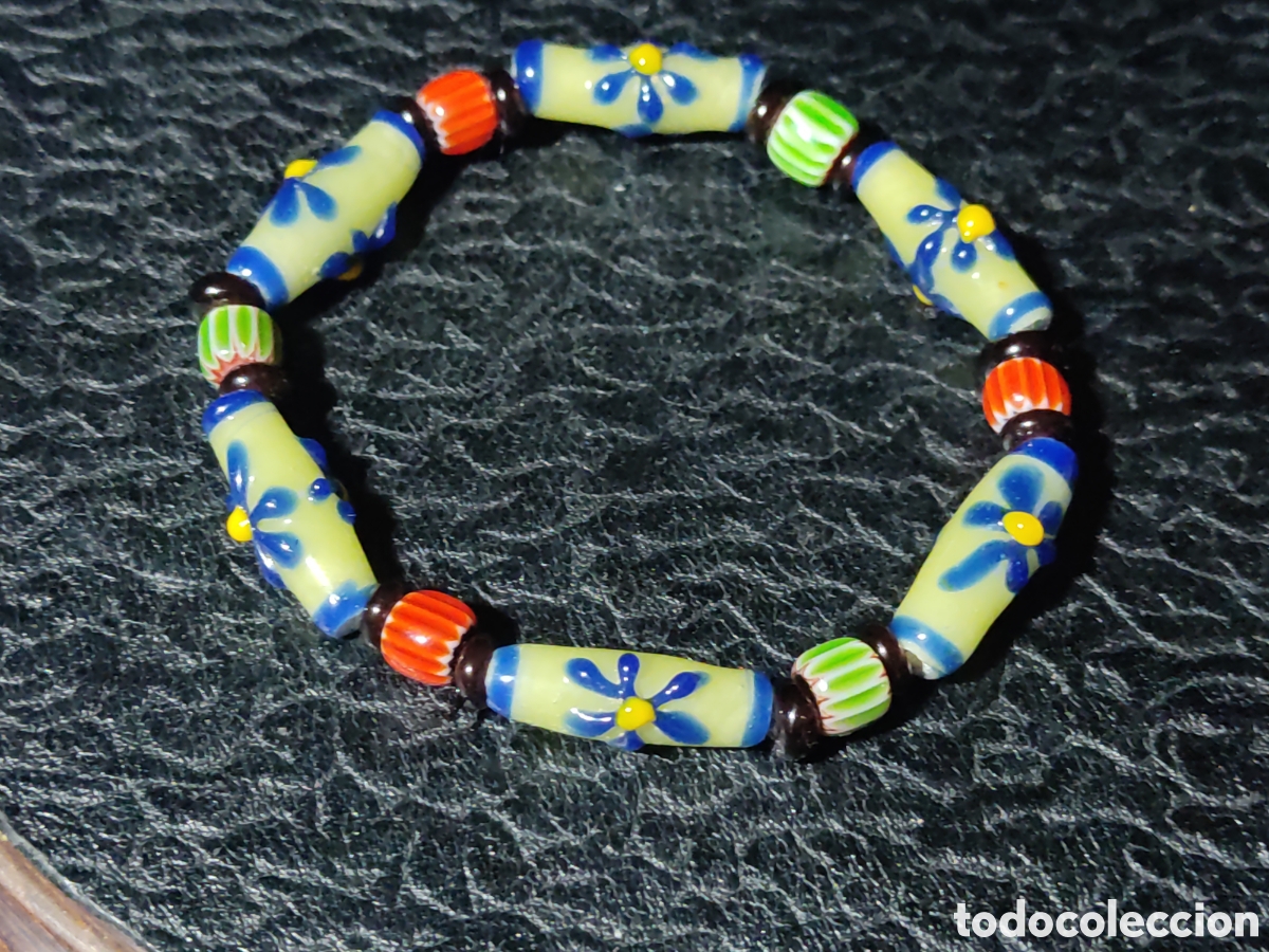 Joyeria: Pulsera de cristal de Murano.Vintage. - Foto 1