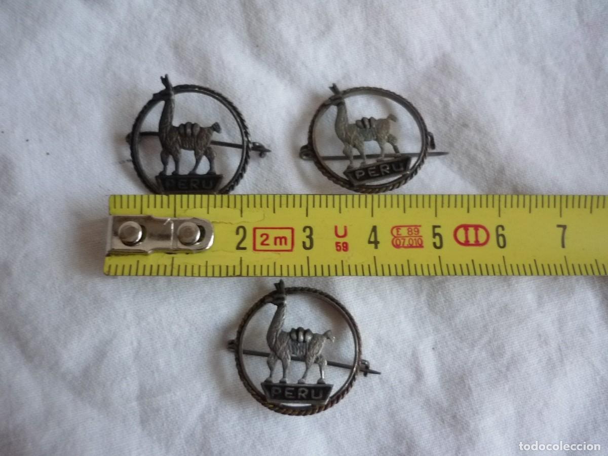 Joyeria: 3 broches de plata llama Per&uacute; - Foto 2