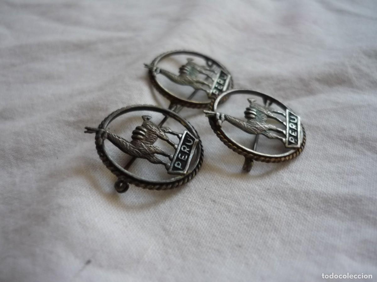 Joyeria: 3 broches de plata llama Per&uacute; - Foto 4