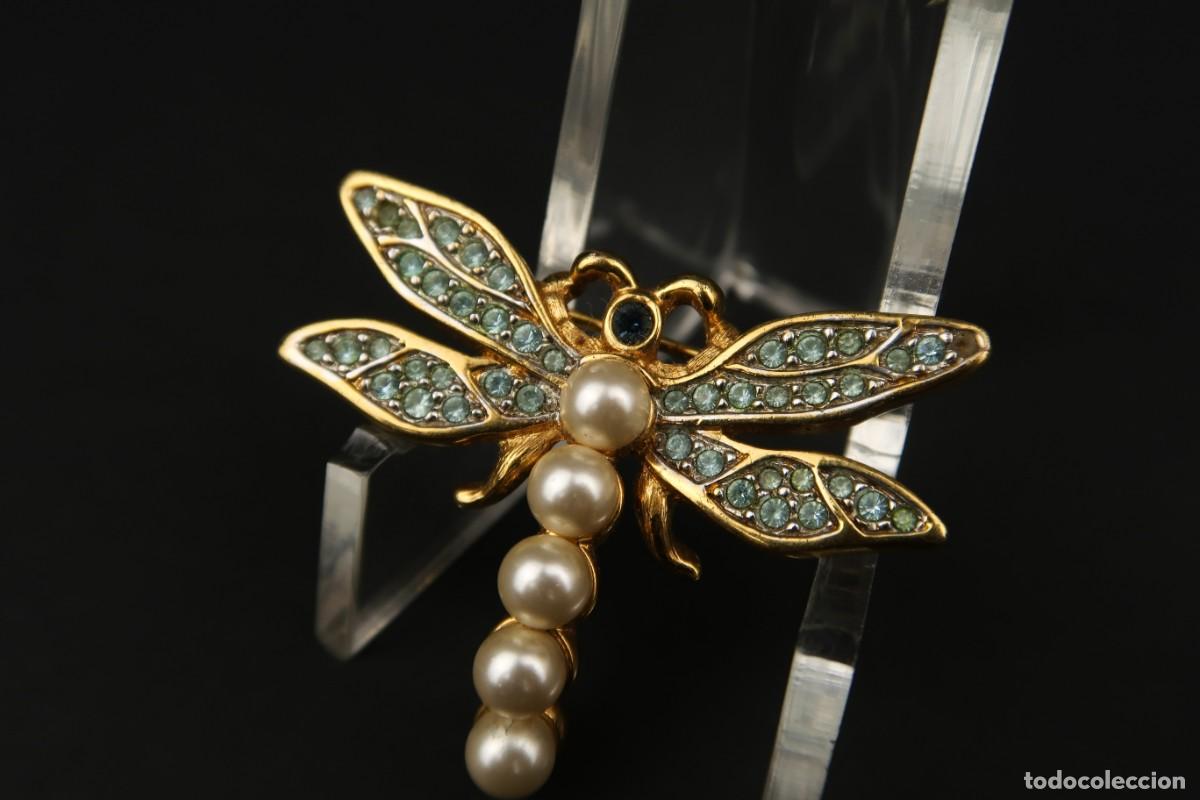 Joyeria: Antiguo Broche Lib&eacute;lula - Foto 3