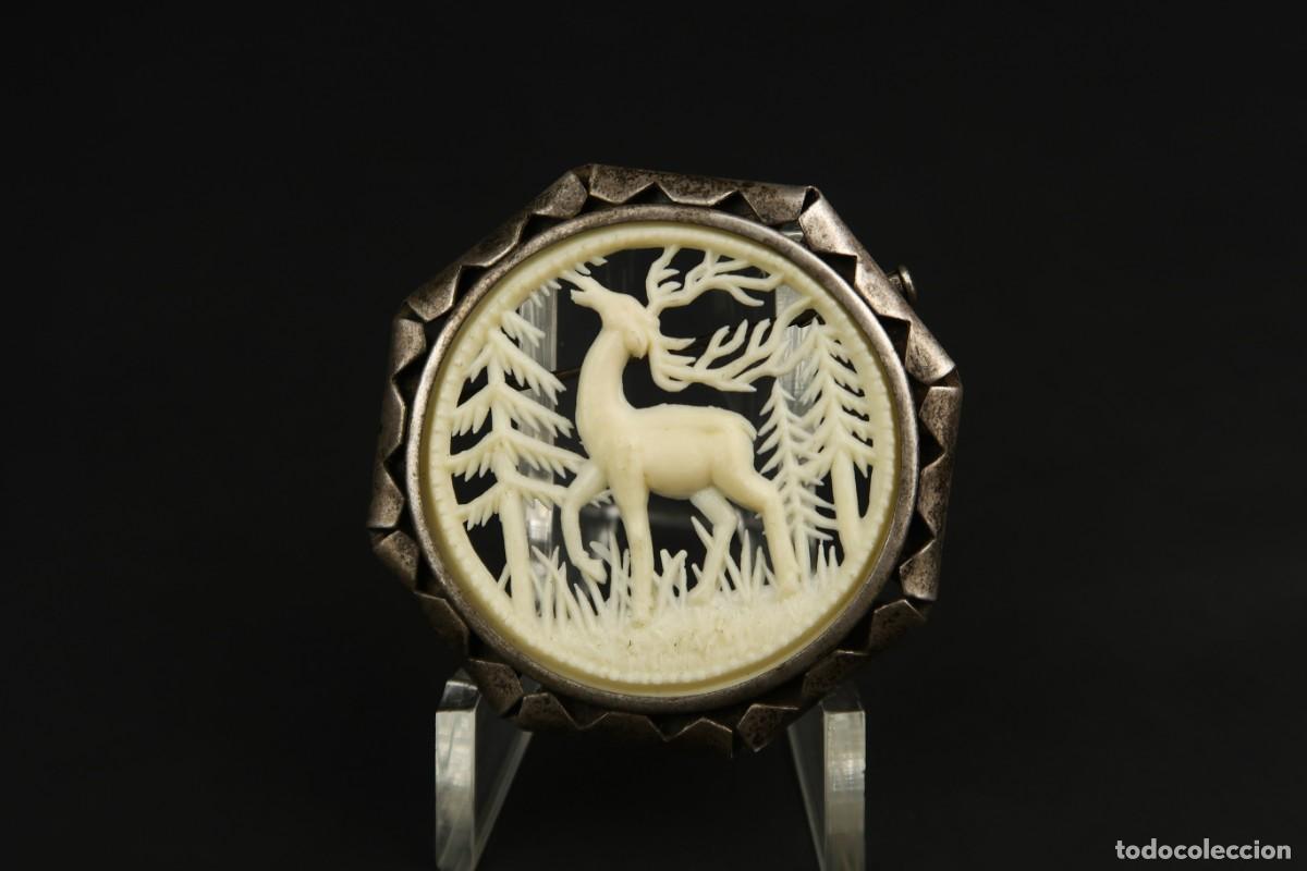 Joyeria: Antiguo Broche Frances Ciervo - Foto 2
