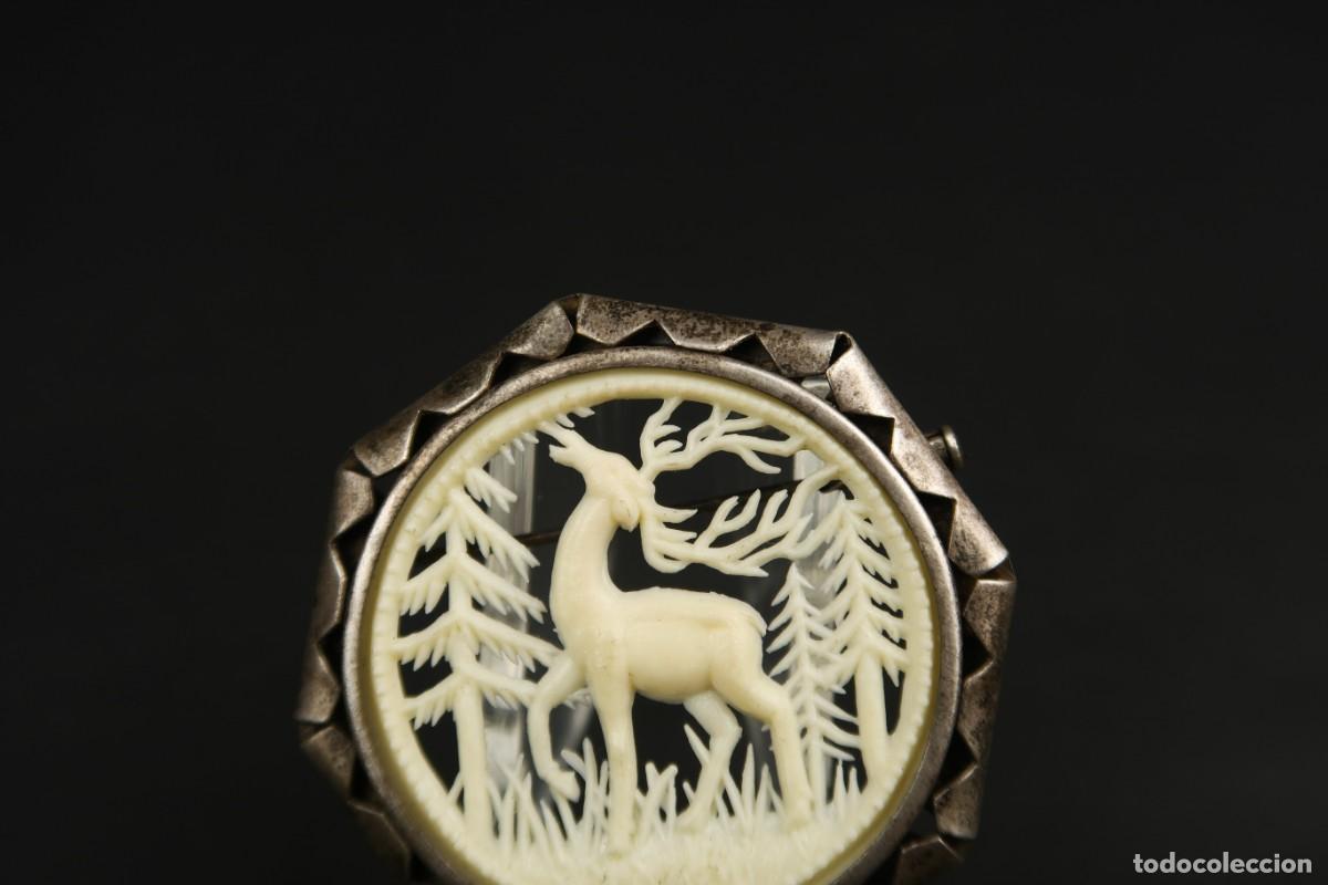 Joyeria: Antiguo Broche Frances Ciervo - Foto 3
