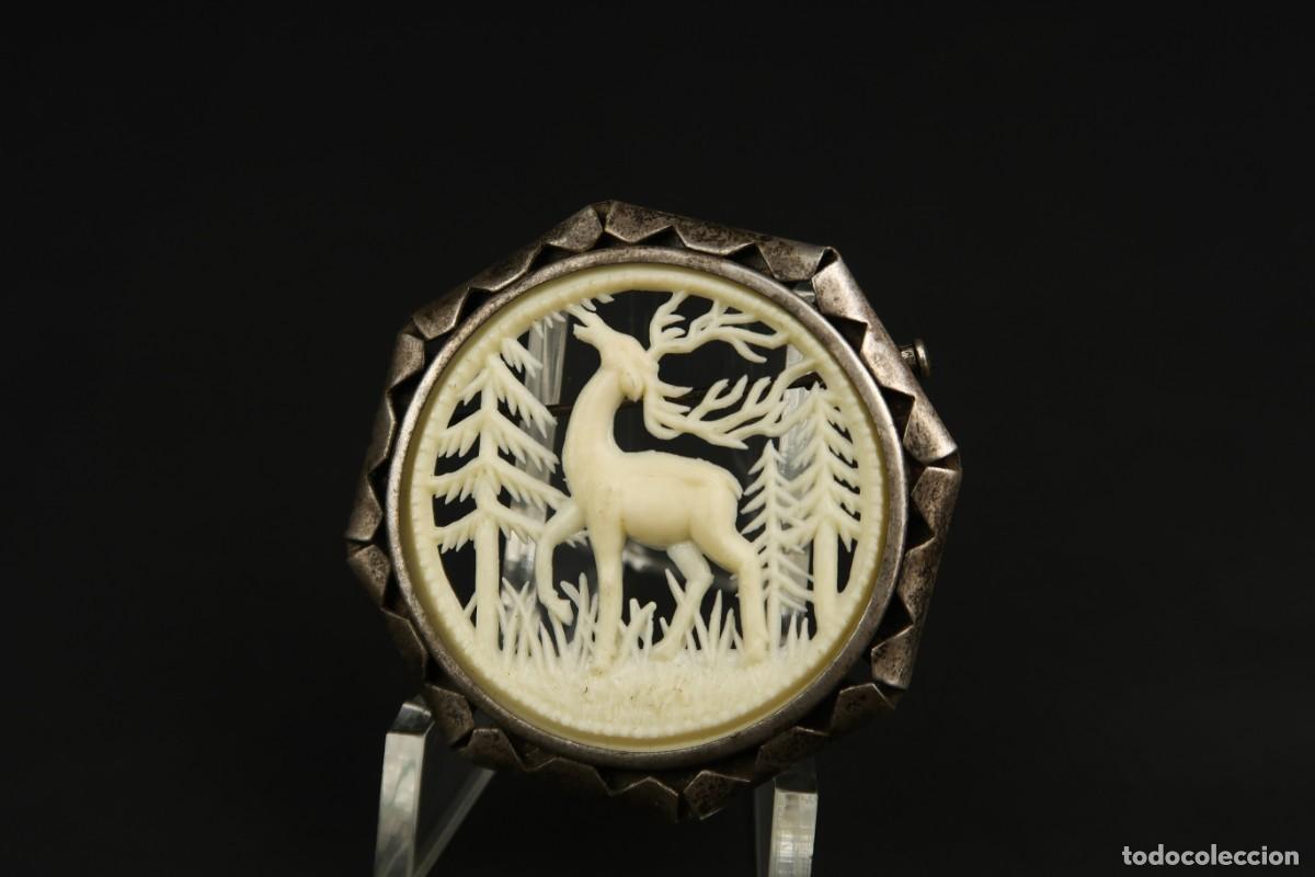 Joyeria: Antiguo Broche Frances Ciervo - Foto 4