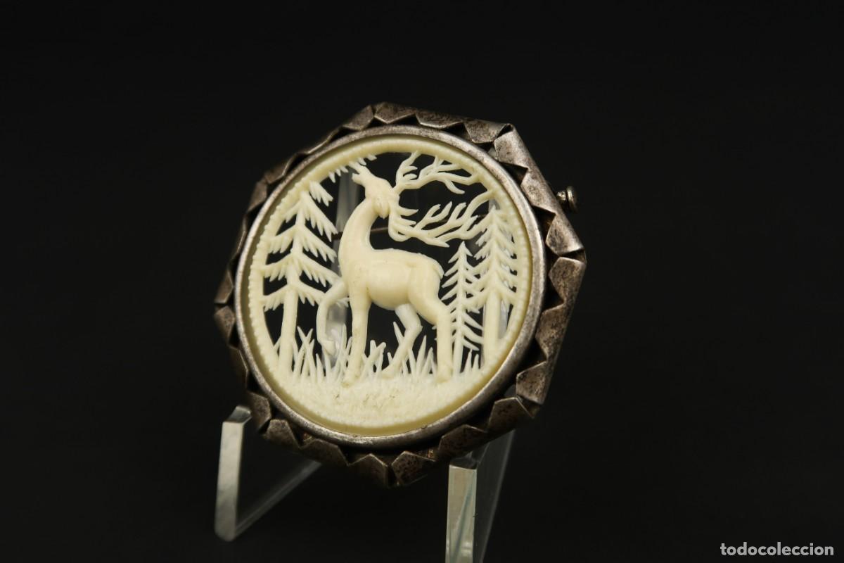 Joyeria: Antiguo Broche Frances Ciervo - Foto 5