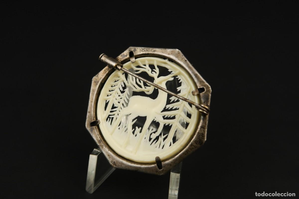 Joyeria: Antiguo Broche Frances Ciervo - Foto 6
