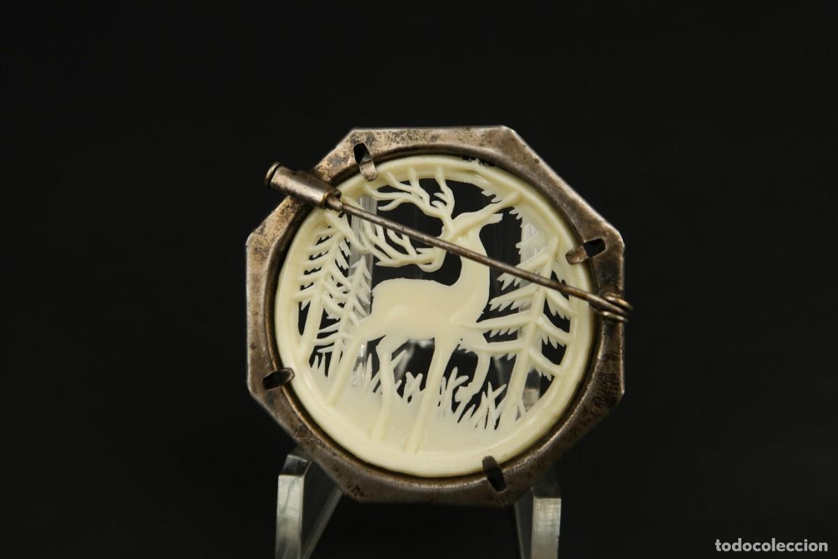 Joyeria: Antiguo Broche Frances Ciervo - Foto 7