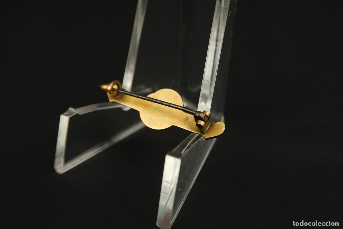 Joyeria: Antiguo Broche Bebe de Metal Dorado - Foto 6