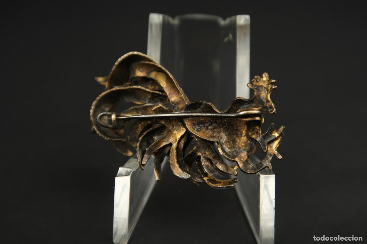 Joyeria: Antiguo Broche forma de Gallo - Foto 7