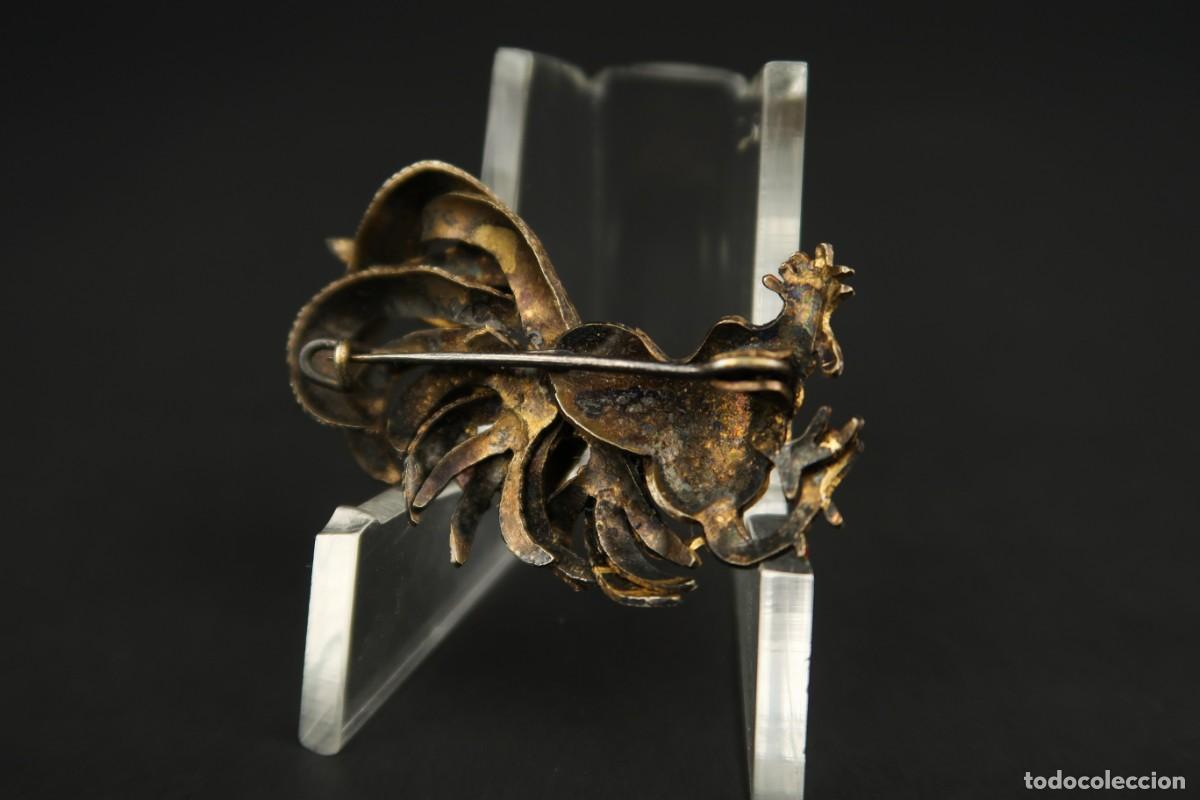 Joyeria: Antiguo Broche forma de Gallo - Foto 9