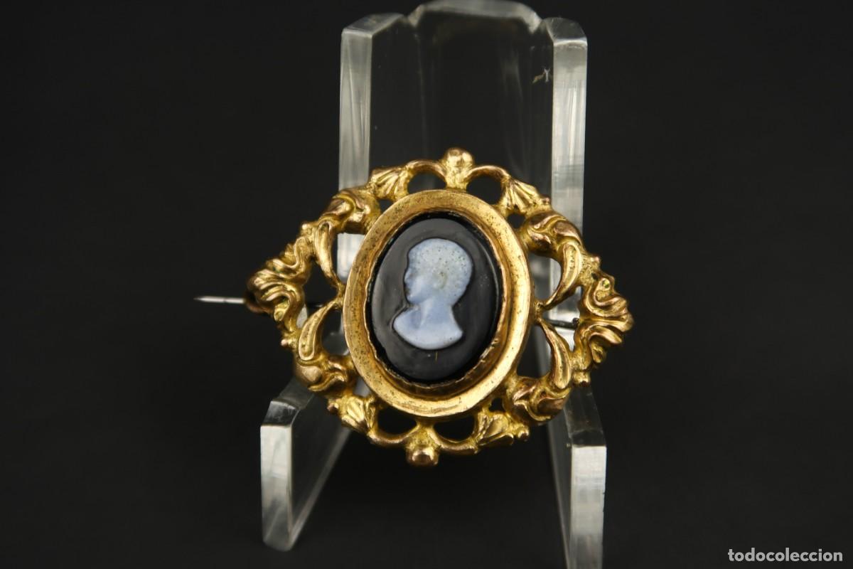 Joyeria: Antiguo Broche Camafeo - Foto 2