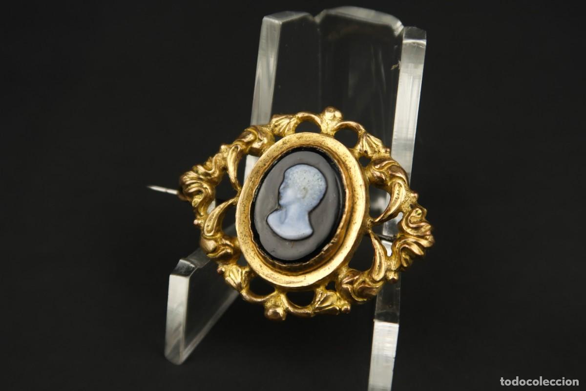 Joyeria: Antiguo Broche Camafeo - Foto 3