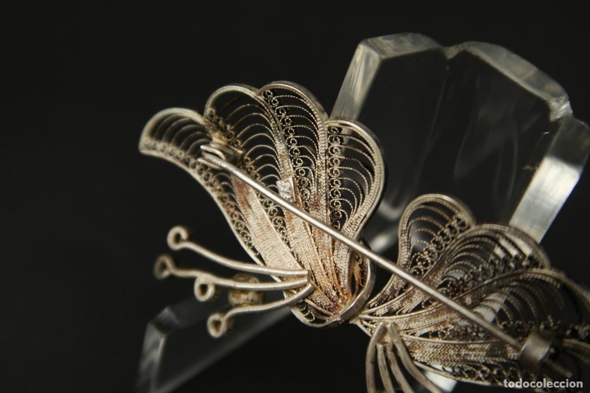 Joyeria: Antiguo Broche Filigrana de Plata - Foto 9