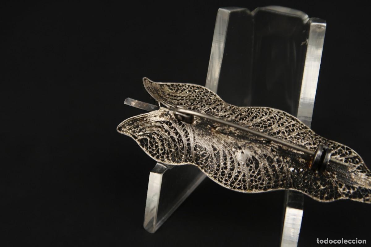 Joyeria: Antiguo Broche Filigrana de Plata - Foto 6