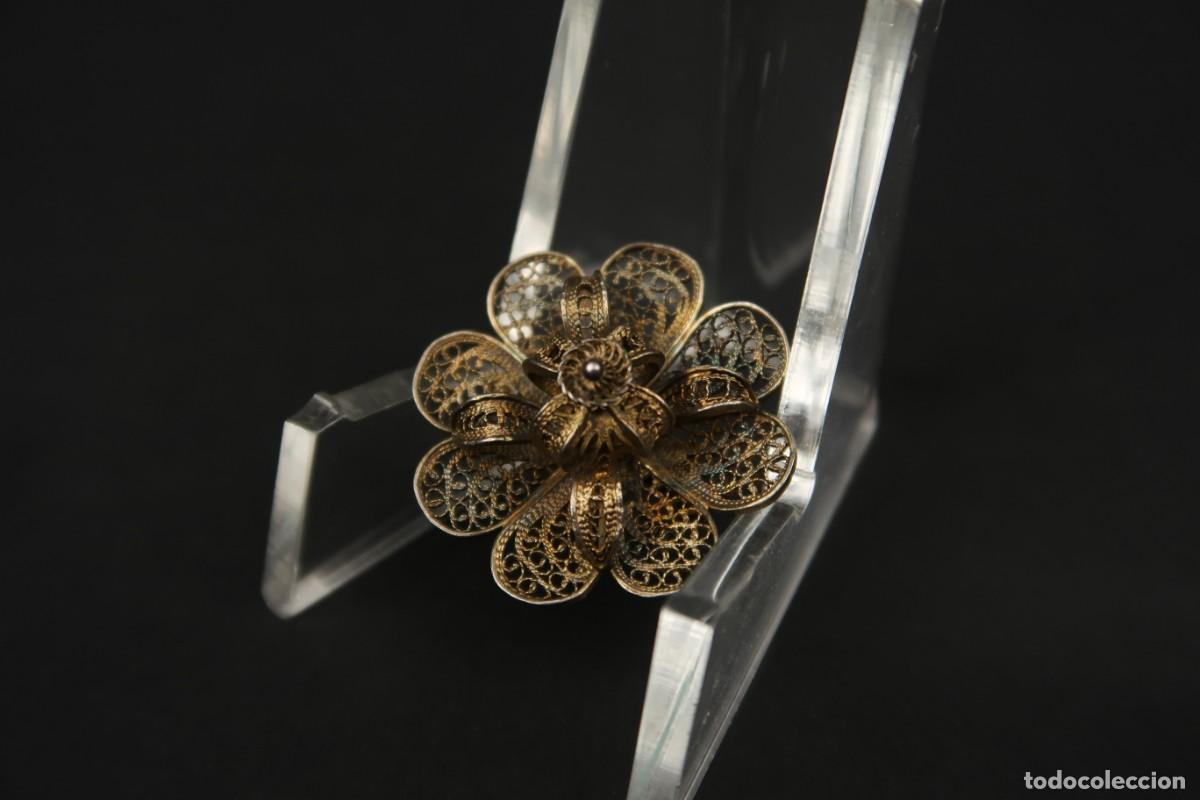 Joyeria: Antiguo Broche Filigrana de Plata - Foto 4