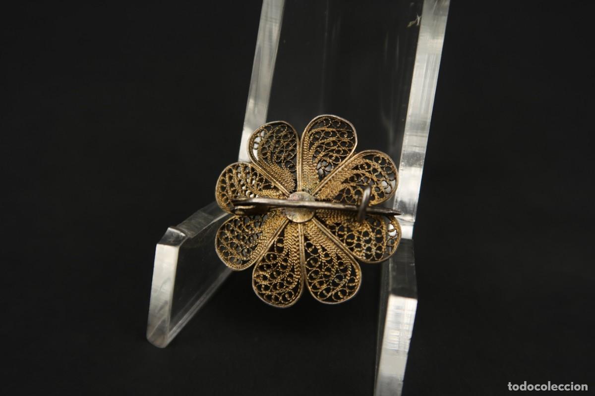 Joyeria: Antiguo Broche Filigrana de Plata - Foto 5