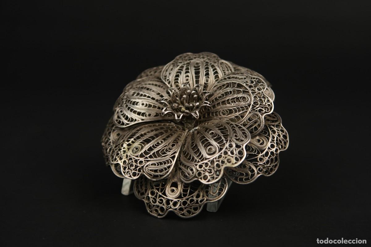 Joyeria: Antiguo Broche Filigrana de Plata - Foto 4