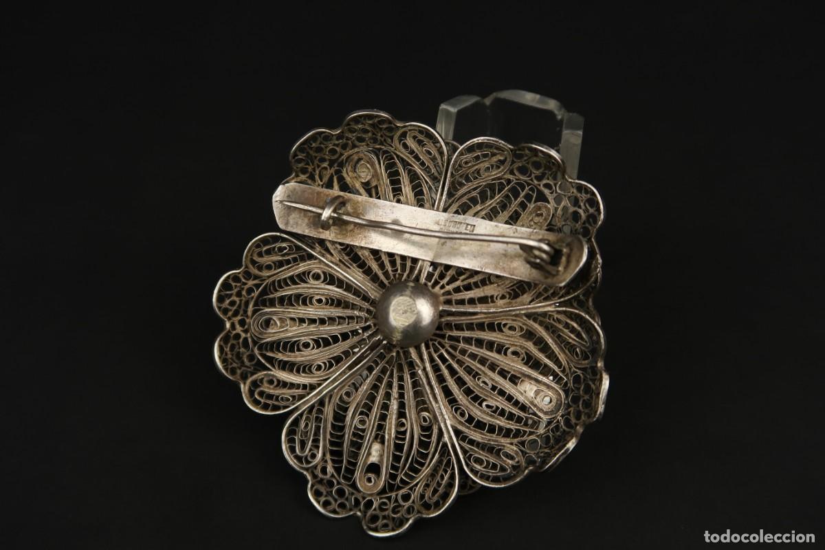 Joyeria: Antiguo Broche Filigrana de Plata - Foto 7
