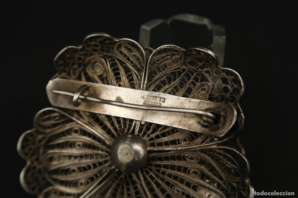 Joyeria: Antiguo Broche Filigrana de Plata - Foto 9