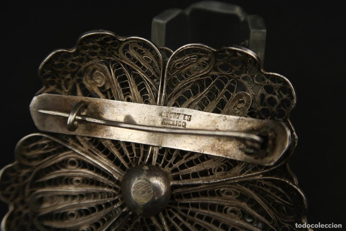 Joyeria: Antiguo Broche Filigrana de Plata - Foto 10