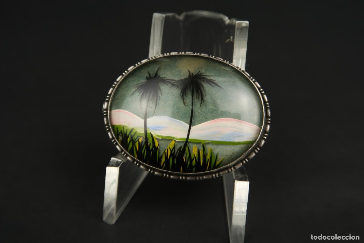 Joyeria: Antiguo Broche Ingles de Plata - Foto 1