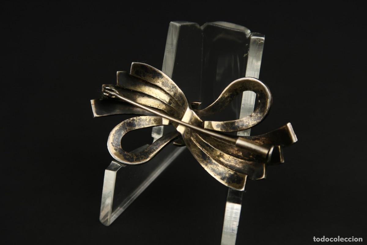 Joyeria: Antiguo Broche de Plata y Marcasitas - Foto 7