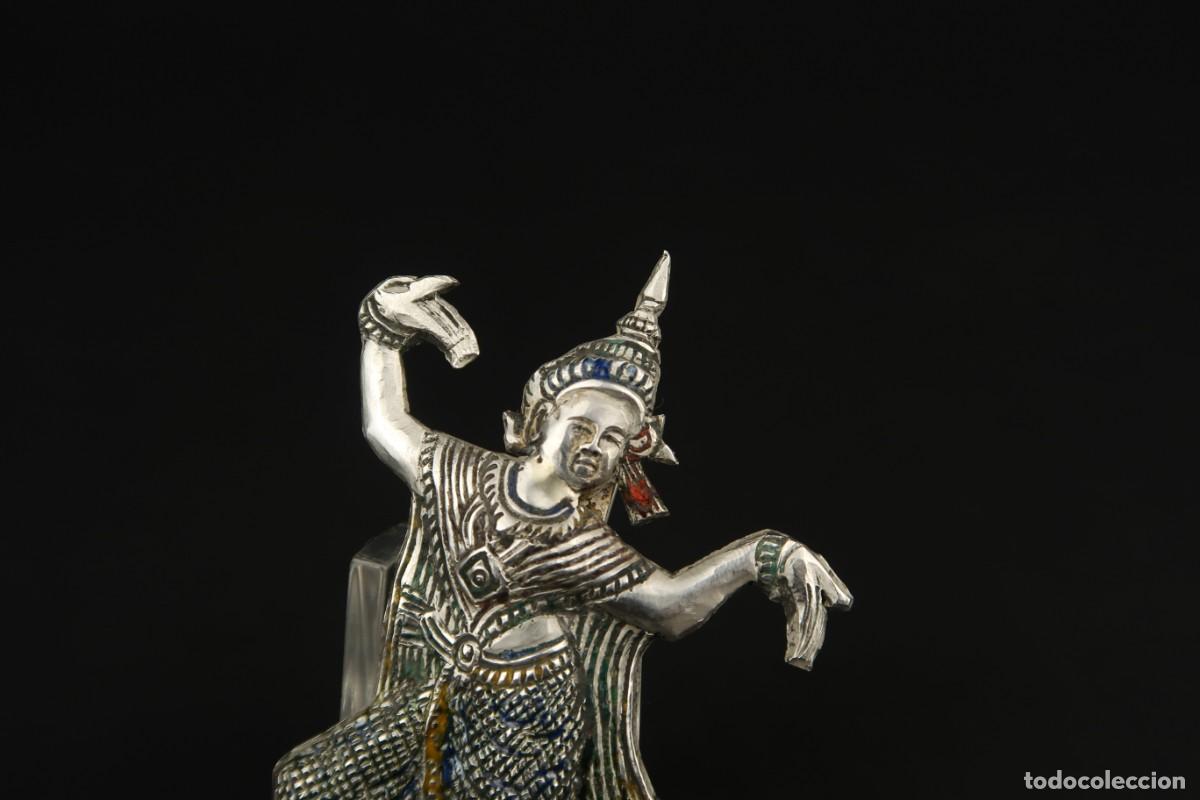 Joyeria: Antiguo Broche Oriental de Plata - Foto 3