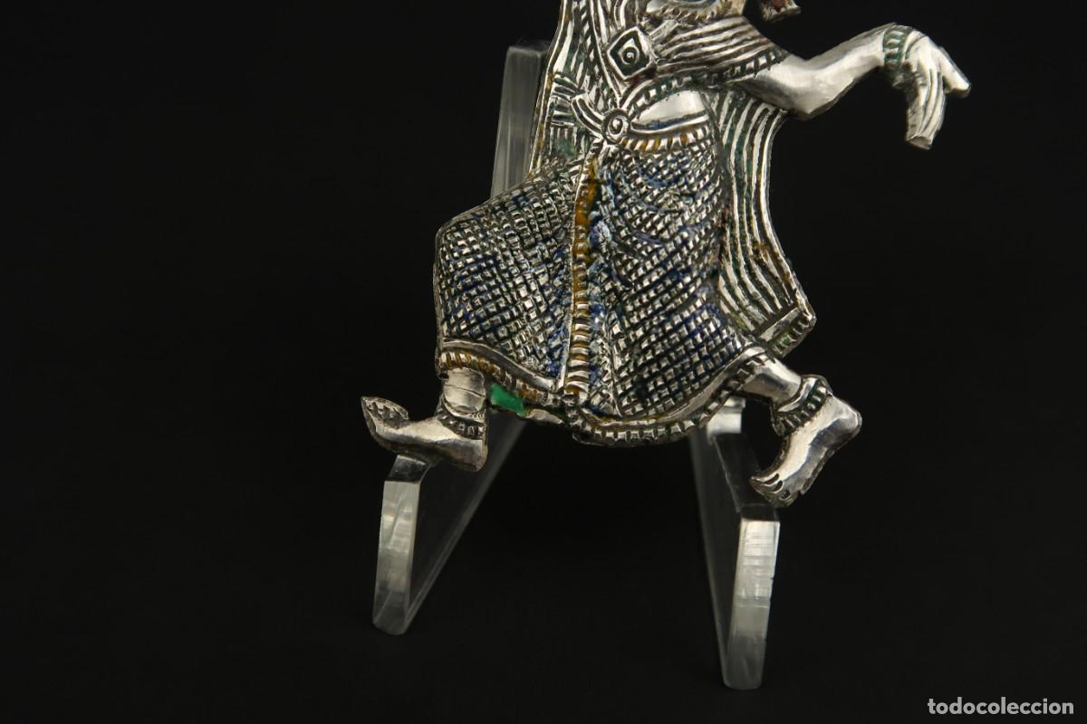 Joyeria: Antiguo Broche Oriental de Plata - Foto 5