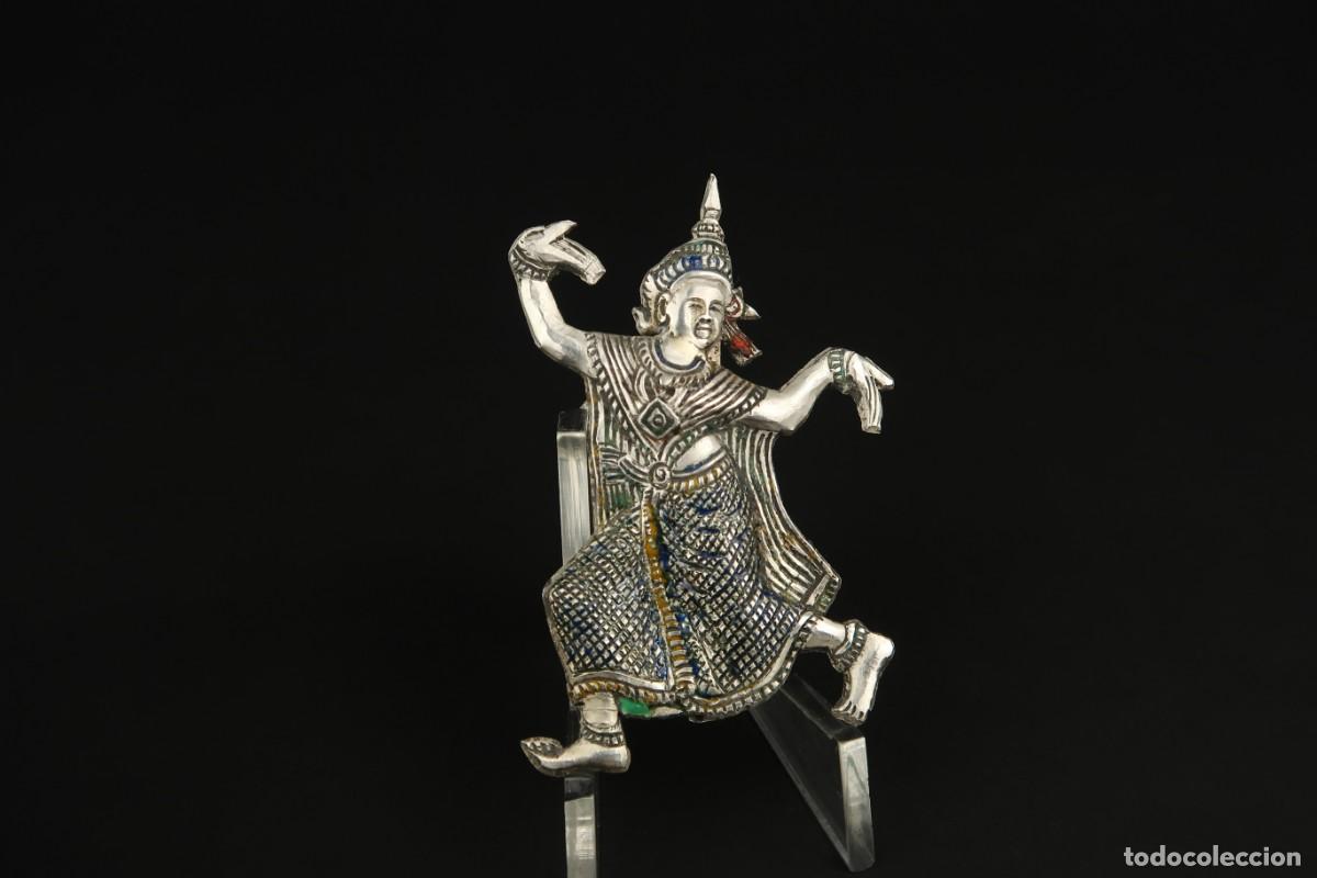 Joyeria: Antiguo Broche Oriental de Plata - Foto 6