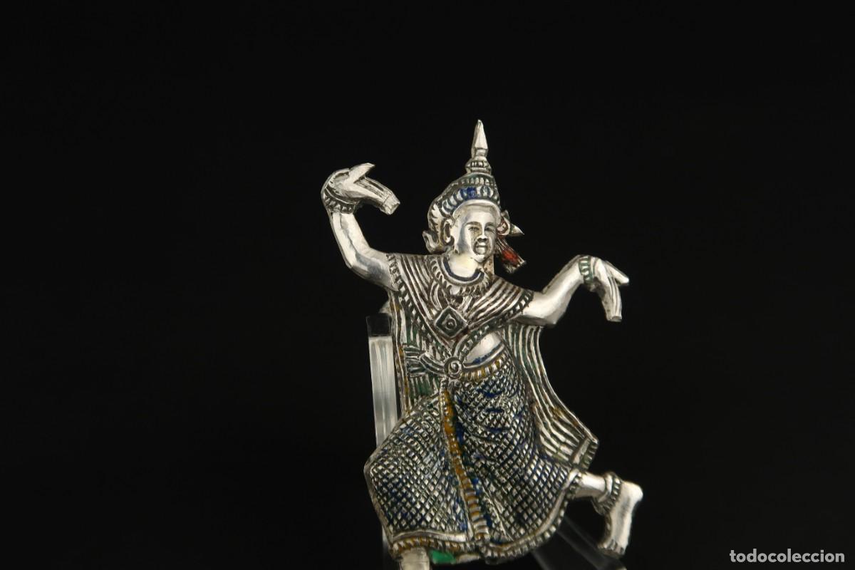Joyeria: Antiguo Broche Oriental de Plata - Foto 7