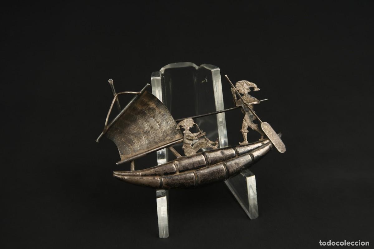 Joyeria: Antiguo Broche Oriental de Plata - Foto 6