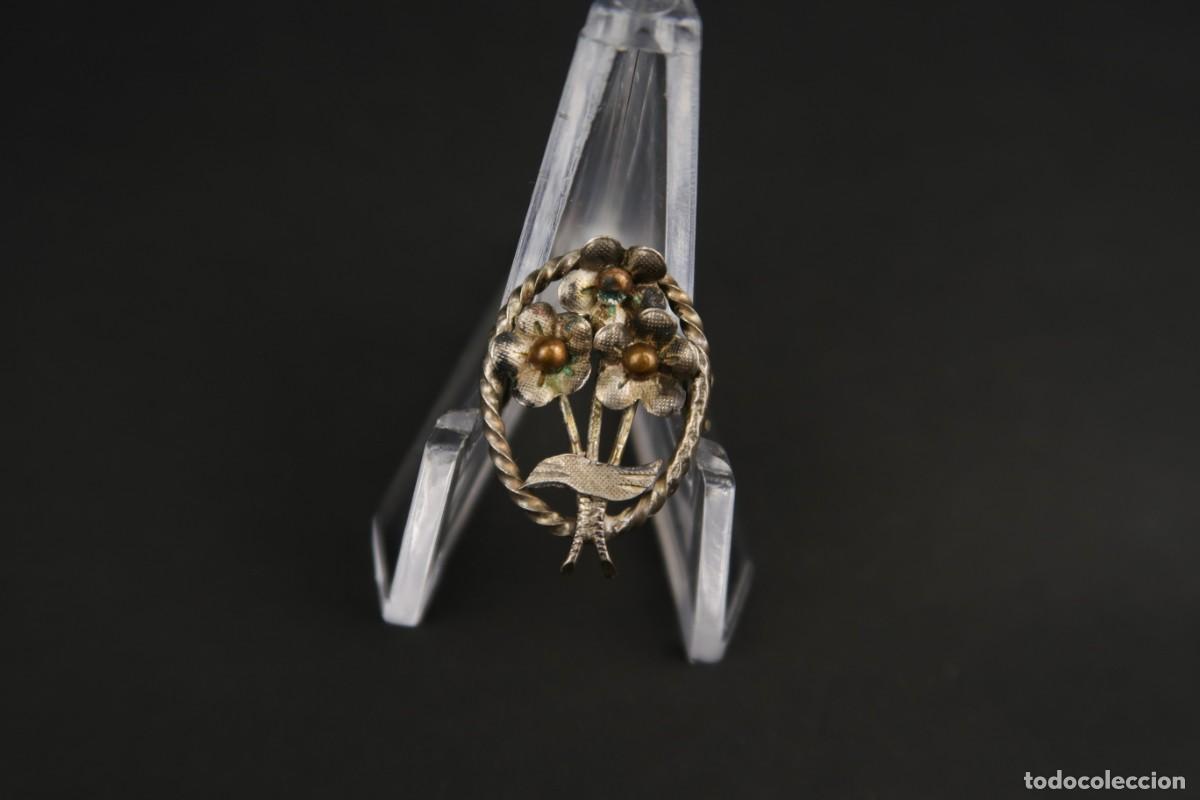 Joyeria: Antiguo Broche de Plata - Foto 2