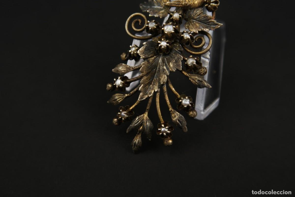 Joyeria: Antiguo Broche de Oro 14k para Reparar - Foto 5