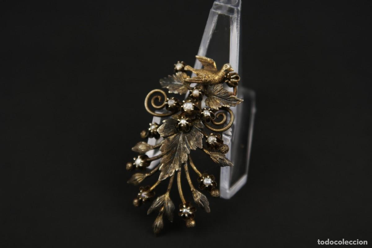 Joyeria: Antiguo Broche de Oro 14k para Reparar - Foto 6